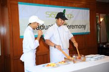 The graduates showcased their skills at the ceremony.