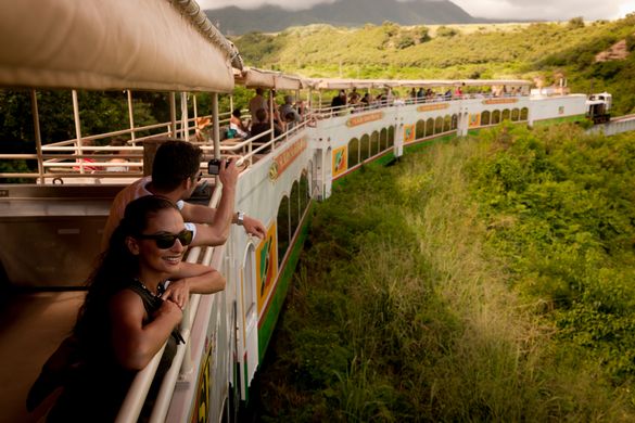 The unique St. Kitts Scenic Railway
