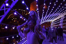 Vivid Sydney is a great family night out. Image of Vivid Sydney 2015