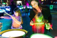 Interactive installations thrill families at Vivid Sydney 2015