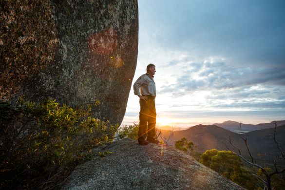 Bushwalking at Tidbinbilla Nature Reserve, Canberra.
