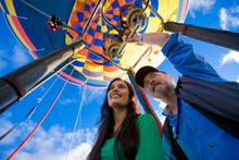 One of the best and most peaceful ways to see the sights of Canberra is with a hot air balloon ride.