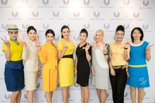 Cabin crew at the launch of the new Value Alliance