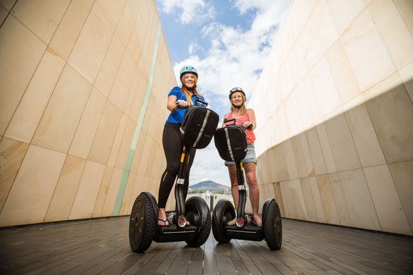 Ride a segway alongside Lake Burley Griffin. 