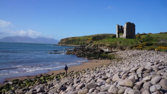 Minard Castle and Storm Beach on the Dingle Peninsula