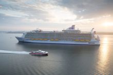 Harmony of the Seas arrives to Southampton