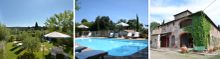 From left: Casa Azzurra; Villa Gardenia; Molino a Brolio 8