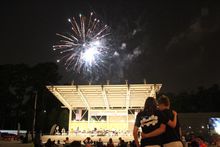 Fireworks Conclude the Fayetteville Symphony Patriotic Concert 