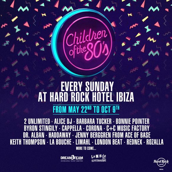 Children of the 80's at Hard Rock Hotel Ibiza 
