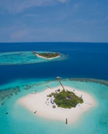 Lonubo Island from the air