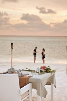 Dinner on the beach at Lonubo Island