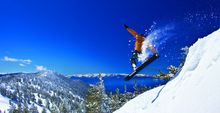 Snowboarding in North Lake Tahoe