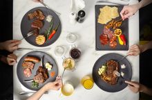 the kitchen table  restaurant Meat Me BBQ Tuesday theme night