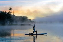 Relax at Shavers Lake at Snowshoe Mountain Resort.