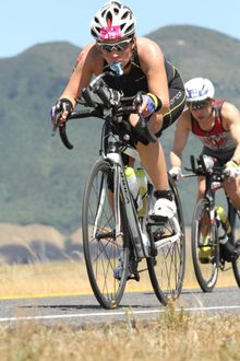 Anjela Montijo and partner John Rotella from the US will compete in the Cairns Airport IRONMAN Asia-Pacific Championship on 12 J