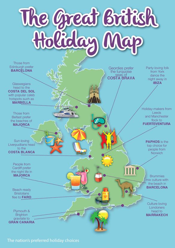 The Great British Holiday Map