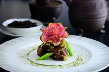 Yan Toh Heen - Wok-fried Beef with French Mustard & Japanese Wasabi