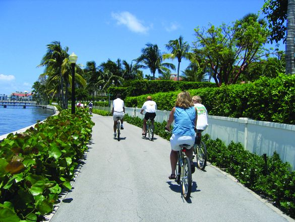 Bike riding in Palm Beach