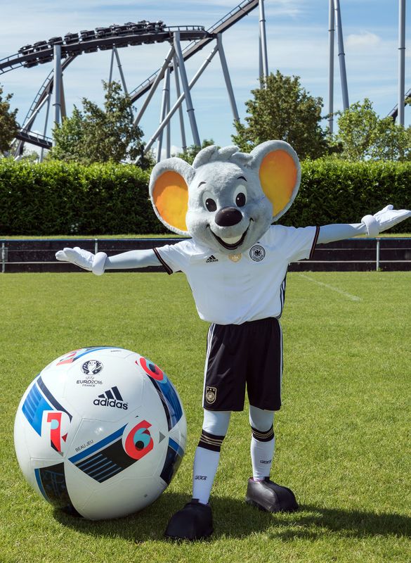 Ed Euromaus ist auch beim FC Bayern Familiensonntag in der Allianz Arena dabei