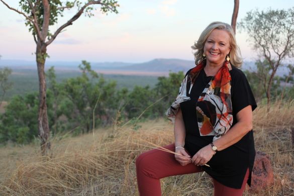 Lyndey overlooking Kununurra
