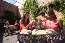 Rooftop dining in Missoula. 