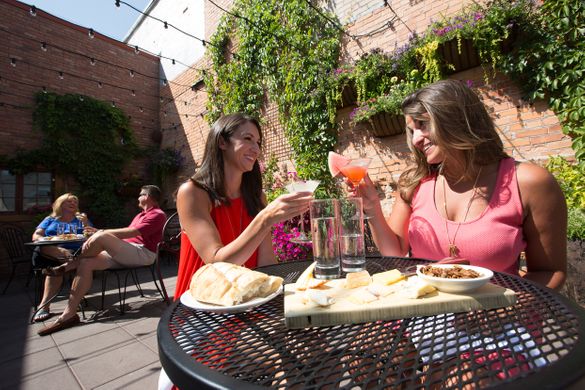 Rooftop dining in Missoula. 