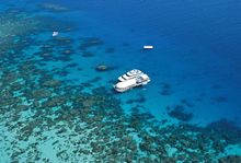 Aerial view of the Great Barrier Reef
