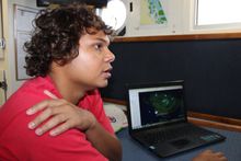 Mat Trueman dive supervisor with AMPTO on a 10 day voyage to contain Crown of Thorns Starfish