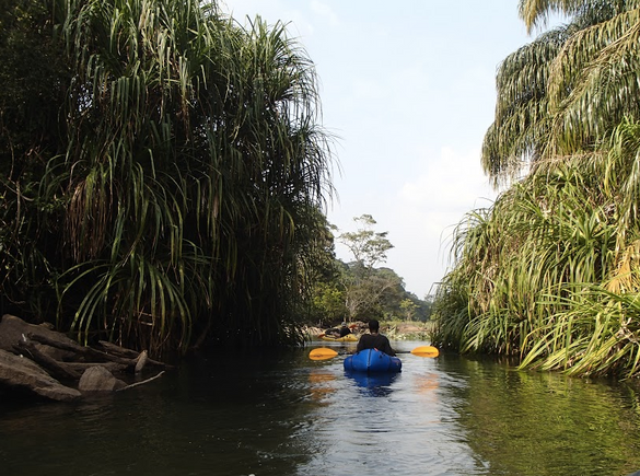 Packrafting in West Africa as part of a Secret Compass expedition
