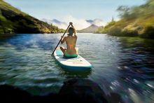 Mesa, Arizona visitors glide along calm waters and enjoy a collection of lakes and rivers that surround the city.