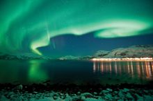 Northern Lights at Skullsfjord, Kvaloya