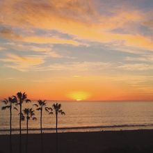 The sunset from ONYX