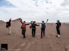 First team to cross Iran's Lut Desert (2015, as seen in Nat Geo May 2016)