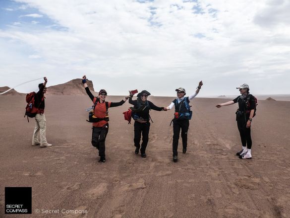 First team to cross Iran's Lut Desert (2015, as seen in Nat Geo May 2016) First team to cross Iran's Lut Desert (2015, as seen in Nat Geo May 2016)