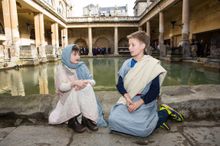 Family activities at the Roman Baths