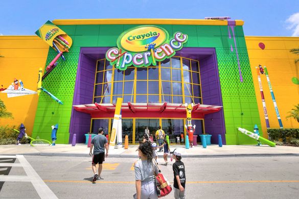 Orlando offers lots of affordable fun, like Crayola Experience,  with 25 hands-on activities and more than 70,000 square feet of