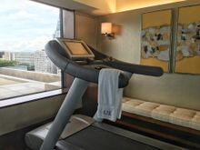 Monogrammed SJK Towels for Song Joong Ki in the Presidential Suite Private Gym