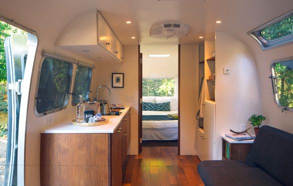 AutoCamp offers luxury camping in custom Airstream trailers. Enjoy the Russian River Valley in style.