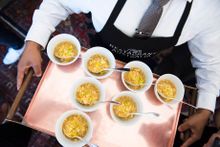 Uni rice, fish maw and unami broth by Peter Gilmore