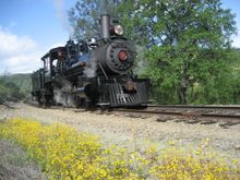 Railtown Wildflower Train Ride, Tuolumne County
