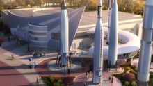 Heroes and Legends Exterior with Rockets