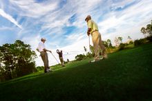 Playing at the World Golf Hall of Fame 