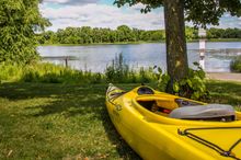 Kayaking at Hyland Lake Park Reserve