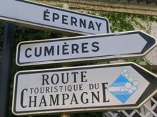 Champagne route