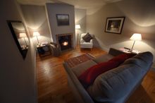 Warm and welcoming open plan living area