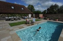Heated outdoor pool 