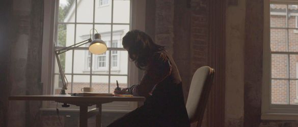 Still from the Norwich City of Stories film: The Writer 