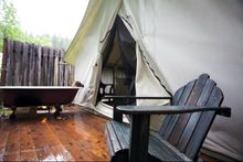 River Dance Lodge glamping tent.