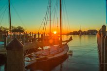 Sunrise on the Water by Robert Peterson