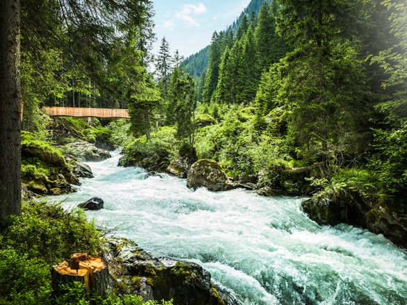 Ruetz Katarakt am WildeWasserWeg im Stubaital Ruetz Katarakt am WildeWasserWeg im Stubaital